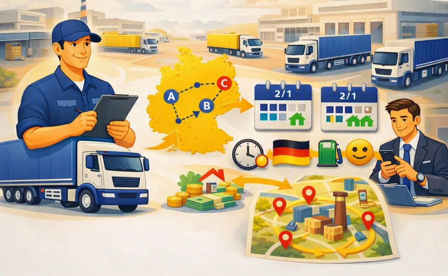 Kierowca w dużej firmie logistycznej – plusy i pułapki