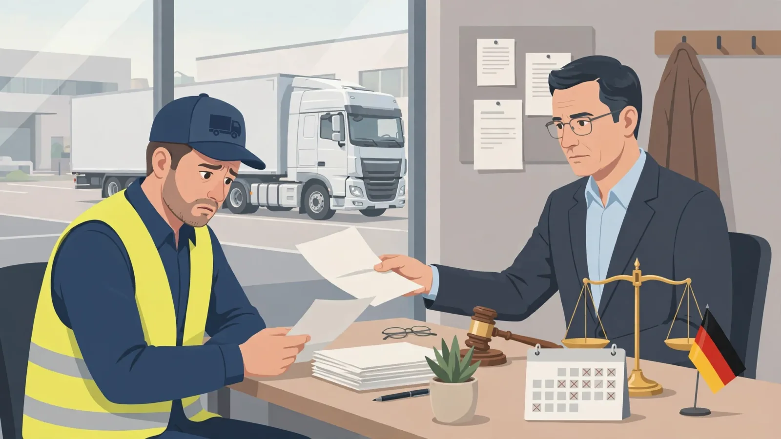 Kündigung – wann kann ein Arbeitgeber einen Lkw-Fahrer entlassen?