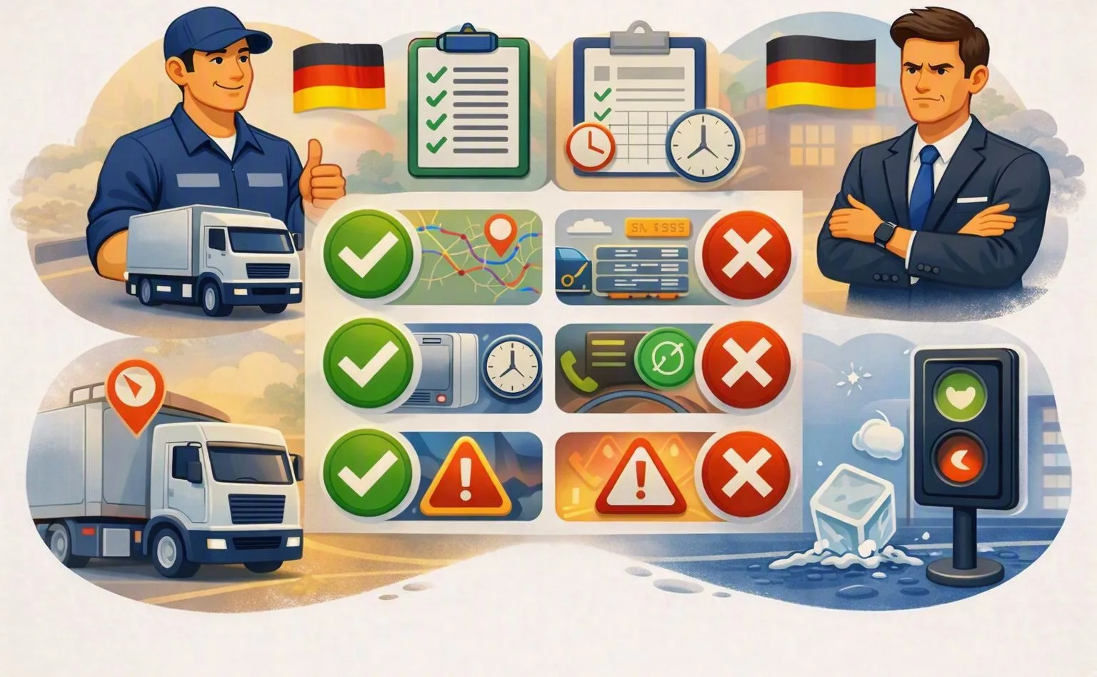 Wie Sie Fehler vermeiden, die deutsche Spediteure nerven
