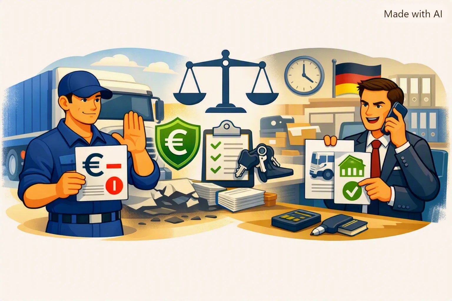 Odpowiedzialność kierowcy za szkody – kiedy płaci kierowca, a kiedy firma?