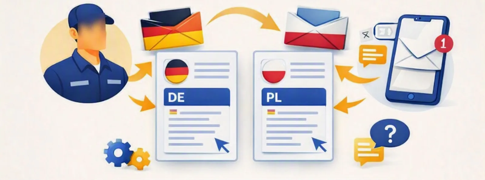 Jak odpowiadać na wiadomości od niemieckiego pracodawcy – szablony DE/PL